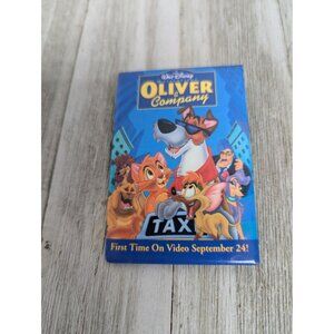 Disney Oliver & Company Pin 3" x 2" Collectible Tax Promo Limited Edition Pinbac